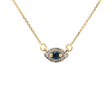 Load image into Gallery viewer, Sapphire Diamond Fashion Pendants 14KT Yellow Gold
