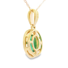 Load image into Gallery viewer, .46ct Emerald Diamond Fashion Pendants 10KT Yellow Gold
