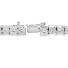 Load image into Gallery viewer, Lab Grown Diamond Tennis Bracelet Sterling Silver
