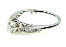 Load image into Gallery viewer, .50ct Diamond Eng Only 14KT White Gold

