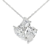 Load image into Gallery viewer, Lab Grown Diamond Fashion Pendants 14KT White Gold
