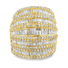 Load image into Gallery viewer, 2.75ct Diamond Ring 14KT Yellow Gold
