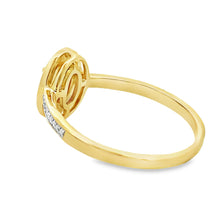 Load image into Gallery viewer, .62ct Garnet Diamond Ring 10KT Yellow Gold

