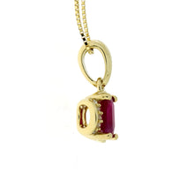 Load image into Gallery viewer, .63ct Ruby Diamond Fashion Pendants 14KT Yellow Gold
