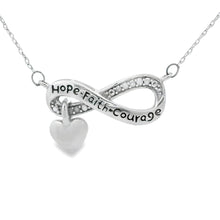 Load image into Gallery viewer, .04ct Diamond Cross Religious Pendant Sterling Silver
