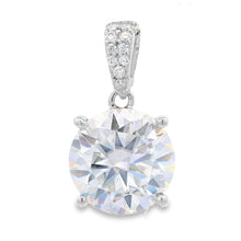 Load image into Gallery viewer, 4.00ct Moissanite Pendant Sterling Silver
