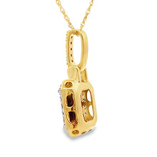 Load image into Gallery viewer, 1.31ct Garnet Diamond Fashion Pendants 10KT Yellow Gold

