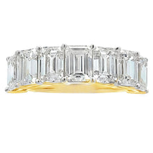 Load image into Gallery viewer, Lab Grown Diamond Fashion band rings 14KT Yellow Gold
