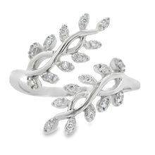 Load image into Gallery viewer, .10ct Diamond Ring Sterling Silver
