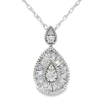 Load image into Gallery viewer, Genuine .32ct Diamond Fashion Pendants 14KT White Gold

