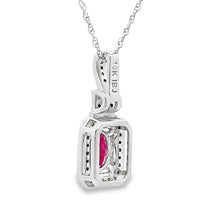 Load image into Gallery viewer, .66ct Ruby Diamond Fashion Pendants 10KT White Gold
