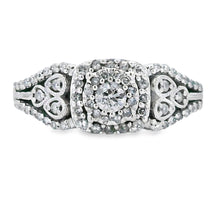 Load image into Gallery viewer, .50ct Diamond Ring 10KT White Gold
