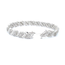 Load image into Gallery viewer, 5.00ct Diamond Tennis Bracelet 10KT White Gold
