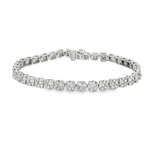 Load image into Gallery viewer, Lab Grown Diamond Tennis Bracelet 10KT White Gold
