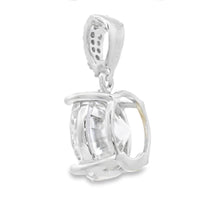Load image into Gallery viewer, 4.00ct Moissanite Pendant Sterling Silver

