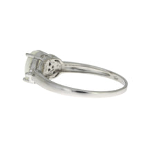 Load image into Gallery viewer, .01ct Opal Diamond Ring 10KT White Gold
