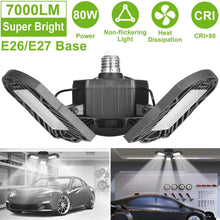 Load image into Gallery viewer, iMounTEK E26 /E27 80W 7000LM 6500K LED Garage Ceiling Light
