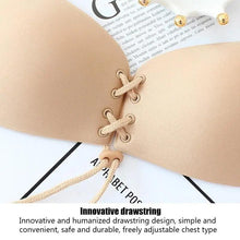 Load image into Gallery viewer, Incredible Strapless Invisible Bra Seamless Push Up Silicone Bras For Women Skin Black Lingerie Drawstring Bralette
