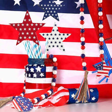 Load image into Gallery viewer, Independence Day Wooden Bead Wreath
