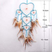 Load image into Gallery viewer, Indian Wolf Dream Catcher With Brown Feathers Dream-catcher Bead Beautiful Home Hanging Decoration Fashion Handmade Ornament Gift Wall Decor For Bedroom Festival Celebration Boho Moon Dream Catcher
