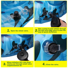 Load image into Gallery viewer, Inflatable Lounger Pool Float with Rubber Handle and Drink Holder
