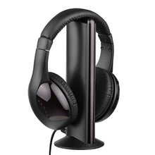 Load image into Gallery viewer, MH2001 Wireless Headphones 5-in-1 Functionality with FM Radio &amp; TV Support On-Ear

