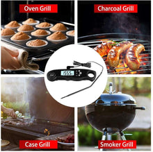 Load image into Gallery viewer, Instant Read Meat Thermometer Upgraded Instant Read Meat Thermometer 2-in-1 Ultra Fast Digital Meat Thermometer for Cooking Oven Safe Food Thermometer Waterproof Ultra Fast Digital Food Water Milk Thermometer for Outdoor Cooking BBQ and Kitchen
