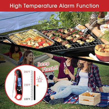 Load image into Gallery viewer, Instant Read Meat Thermometer Upgraded Instant Read Meat Thermometer 2-in-1 Ultra Fast Digital Meat Thermometer for Cooking Oven Safe Food Thermometer Waterproof Ultra Fast Digital Food Water Milk Thermometer for Outdoor Cooking BBQ and Kitchen
