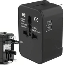 Load image into Gallery viewer, International Portable Worldwide All-in-One Plug Travel Adapter Converter for USA EU UK AUS
