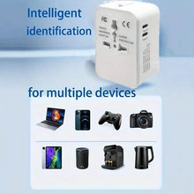 Load image into Gallery viewer, International Portable Worldwide All-in-One Plug Travel Adapter Converter for USA EU UK AUS
