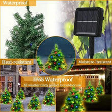 Load image into Gallery viewer, IP65 Waterproof Solar Powered Prelit Small Christmas Tree
