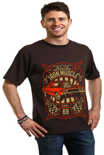 Load image into Gallery viewer, Iron Muscle Men's Bamboo Viscose/Organic Cotton Short Sleeve Graphic T-Shirt
