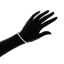 Load image into Gallery viewer, Italian Solid Sterling Silver Adjustable Bangle Bracelet
