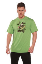 Load image into Gallery viewer, It`s time to BOOST Men's Bamboo Viscose/Organic Cotton Short Sleeve Graphic T-Shirt
