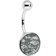 Load image into Gallery viewer, Digital Camo Print Belly Ring
