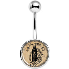 Load image into Gallery viewer, Witches Brew Poison Potion Halloween Belly Ring
