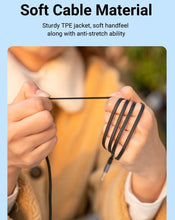 Load image into Gallery viewer, Jack 3.5mm Aux Cable  3.5mm Audio Cable Jack  Headphones Speaker Cable Male Stereo Audio Cable Fabric Braided Compatible For Headphones Smartphone Car Stereos
