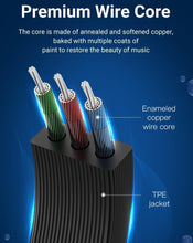 Load image into Gallery viewer, Jack 3.5mm Aux Cable  3.5mm Audio Cable Jack  Headphones Speaker Cable Male Stereo Audio Cable Fabric Braided Compatible For Headphones Smartphone Car Stereos
