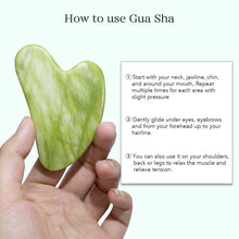 Load image into Gallery viewer, Jade Roller &amp; Gua Sha Set Facial Beauty Tools Face Roller Skin Massager
