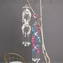 Load image into Gallery viewer, Japanese Wind Chimes Bells Hanging Ornaments Mobile Portable Waterproof Outdoor Wind-chime Mediterranean Style Home Garden Yard Decoration Natural Shell Wind Chimes Birthday Gifts
