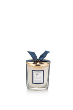 Load image into Gallery viewer, Jasmine Sandal Scented Glass Candle With Golden Metal Cover  Long-Burning Fragrant Candles in Glass Container With Metal Lid Hand-Poured Natural Soy Blend No Additives No Dye
