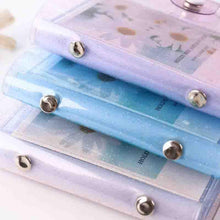 Load image into Gallery viewer, Jelly Color Photo Album for Mini Card Photo Sticker Album Mini Photo Album Transparent Glitter Card Holder Gifts For Valentine Gifts for Friends
