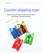 Load image into Gallery viewer, Jump Rope Skipping Electronic Counter Adjustable Fast Speed Counting Skipping Rope Wire Gym Workout Professional Sponge Jump Rope With Electronic Counter Soft Adjustable Fast Speed Counting Skipping Rope
