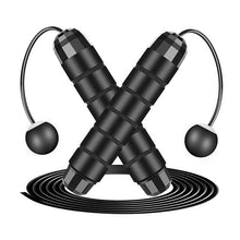 Load image into Gallery viewer, Jump Rope Speed Jumping Steel Wire Double  Skipping Workout Fitness Training Adjustable Length Ropeless Skipping Rope Weighted Jump Rope Tangle-Free Rapid Speed Cordless Jump Rope Fits Any Skill Level Best For Fitness Indoor Ourdoor
