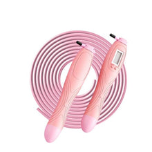 Load image into Gallery viewer, Jump Rope With Counter Adjustable Digital Counting Jumping Rope LCD Digital Counting Skipping Ropes Adjustable Weight Calories Time Setting With Sound Reminder Jump Ropes For Fitness Exercise Workout Gym
