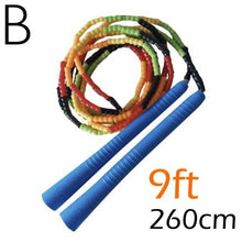 Load image into Gallery viewer, Jump Skipping Rope Beginner Soft Beaded Adjustable Tangles Free Fitness Skipping Rope For Men Women Kids Soft Beaded Skipping Rope Keeping Fit For Training Workout And Weight Loss
