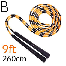 Load image into Gallery viewer, Jump Skipping Rope Beginner Soft Beaded Adjustable Tangles Free Fitness Skipping Rope For Men Women Kids Soft Beaded Skipping Rope Keeping Fit For Training Workout And Weight Loss
