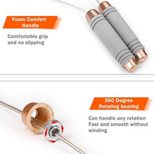 Load image into Gallery viewer, Jump Skipping Ropes Weighted Fast Speed Steel Wire Jumping Ropes For Fitness Steel Wire Rope With Anti-Slip Handles Skipping Rope For Workout Boxing Gym Fitness Training
