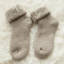 Load image into Gallery viewer, Kawaii Cute Socks Thicker Solid Socks Merino Wool Rabbit Socks Against Cold Snow Winter Warm Funny Happy Unisex Thick Warm Socks For Men And Women
