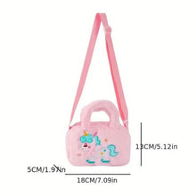 Load image into Gallery viewer, Kawaii Unicorn Pattern Plush Bag
